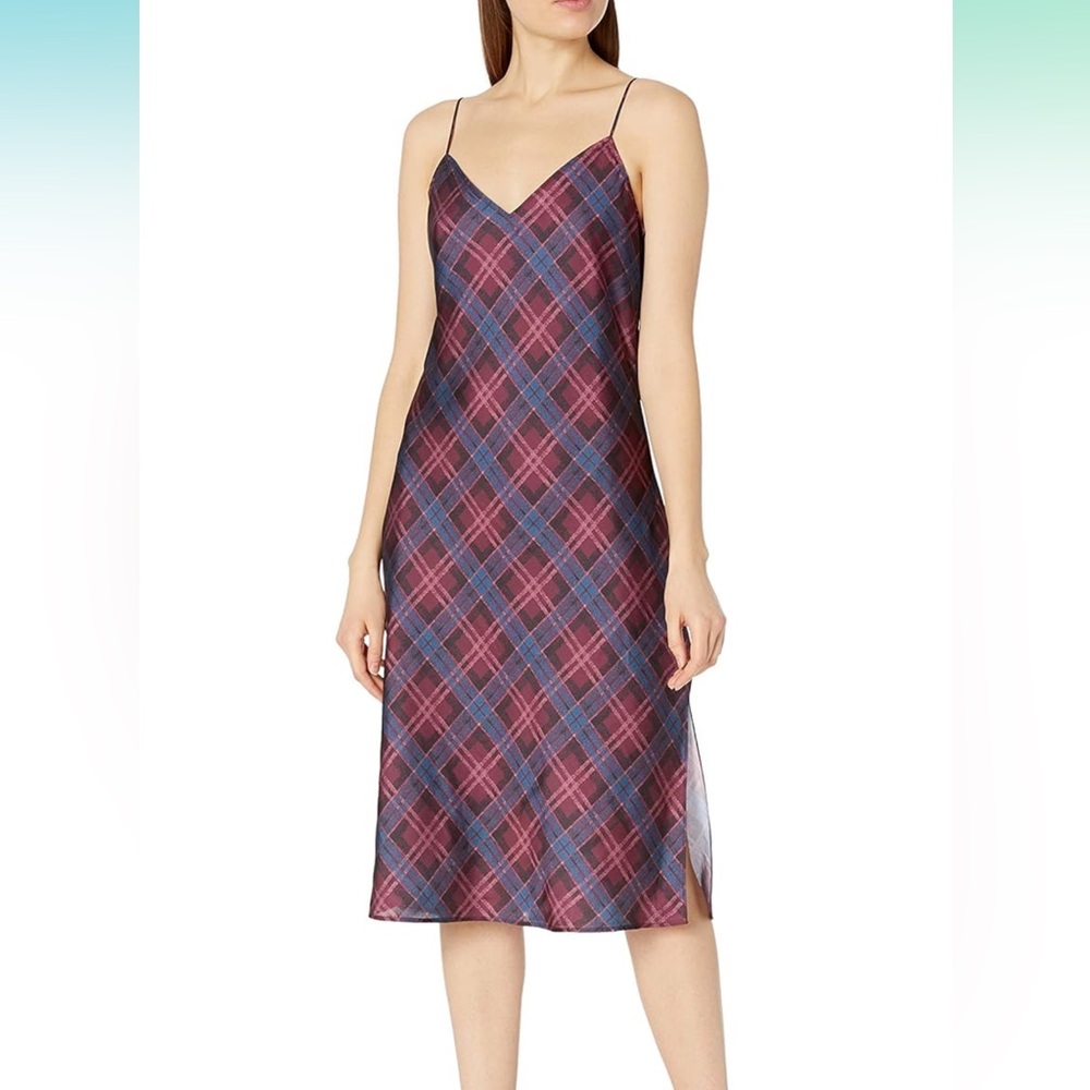 Paige Cicely Tartan Slip Dress